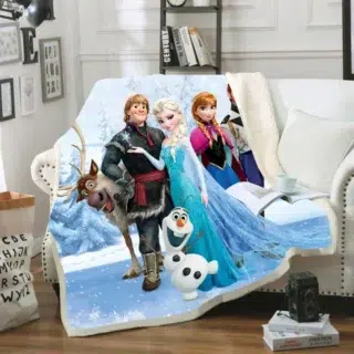 Plaid la Reine des neiges 2
