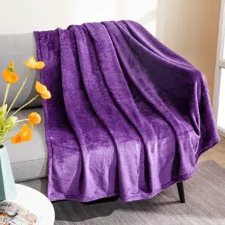 Plaid violet extra doux