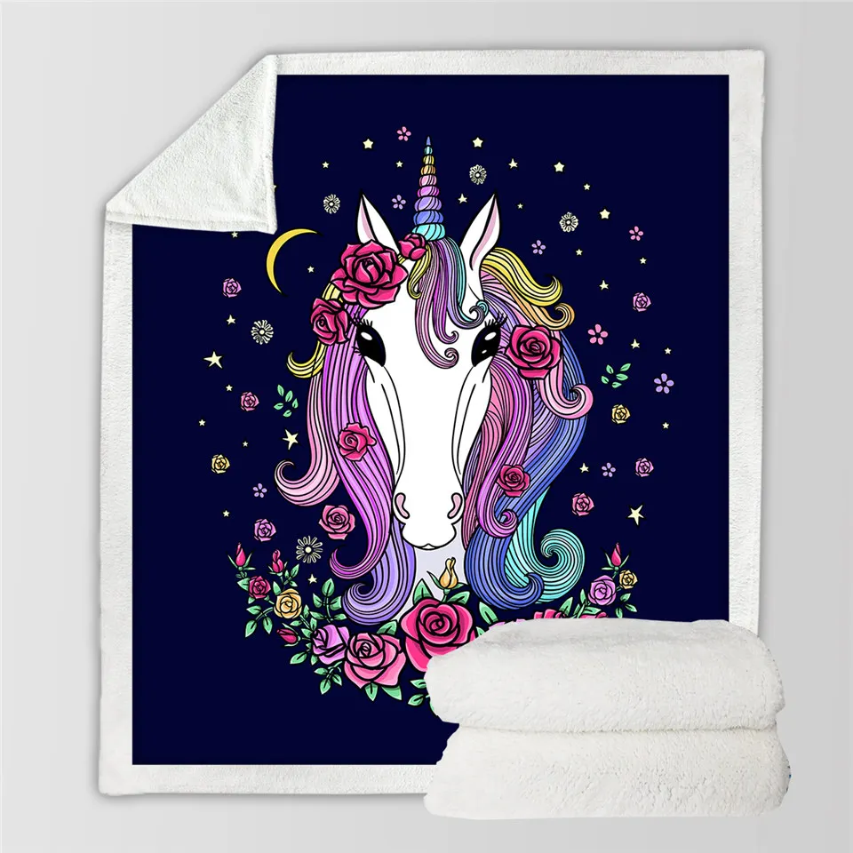 Plaid Licorne pour Fille Plaid Licorne pour Fille