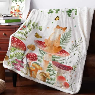 Plaid Renard en Cachemire