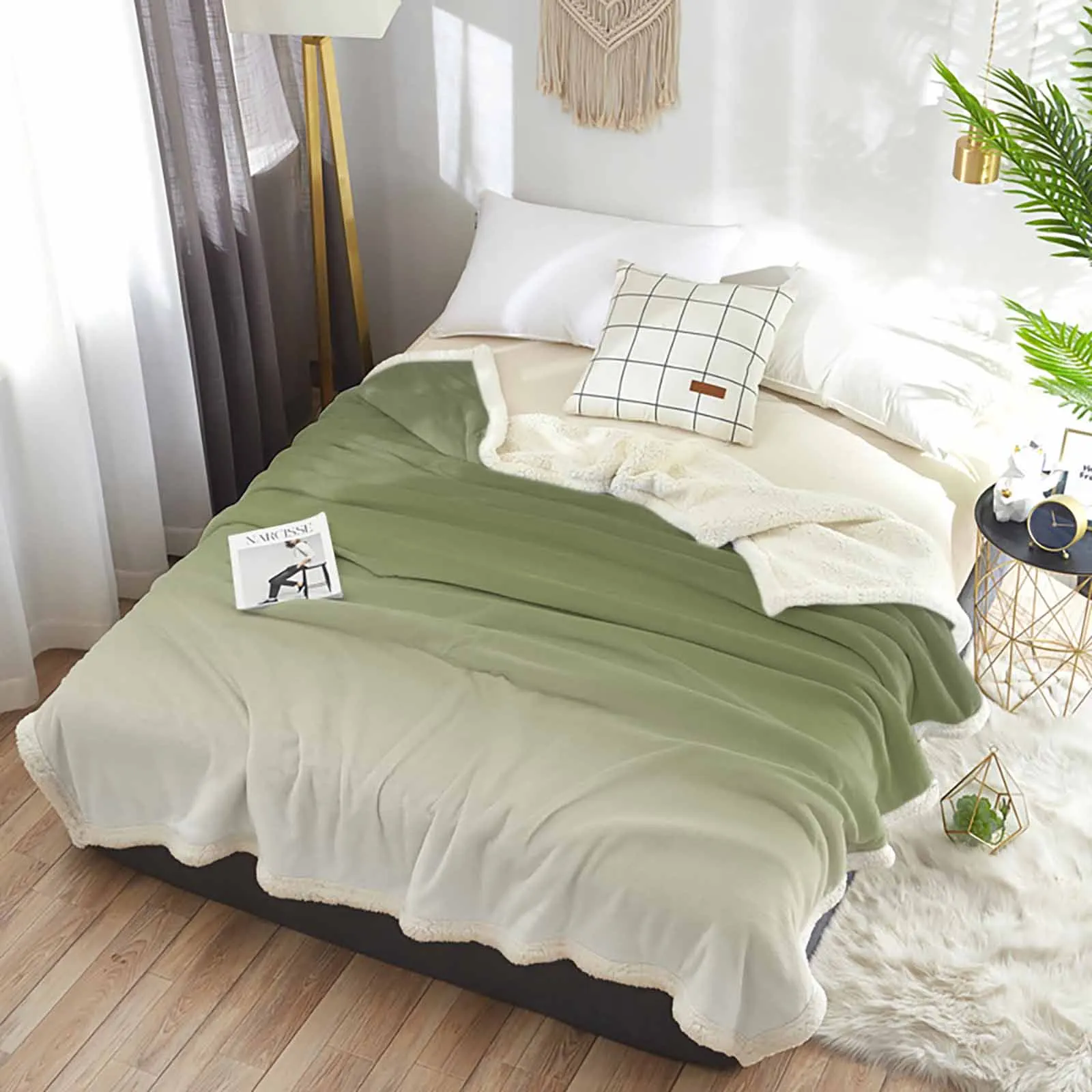 Plaid Vert en Cachemire Plaid Vert en Cachemire – Image 5