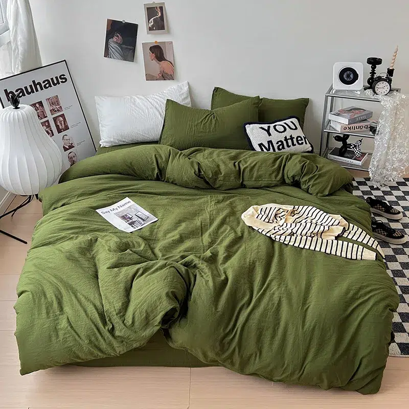 Parure de Lit Vert pour Adolescents Parure de Lit Vert pour Adolescents