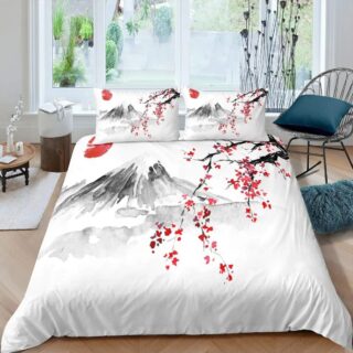 Parure de Lit Japonaise Mont Fuji