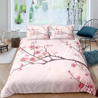 Parure de Lit Japonaise Fleur Cerisier