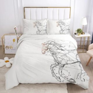 Parure de Lit Simple Cheval