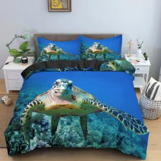 Parure de Lit Tortue Chambre d'Adulte