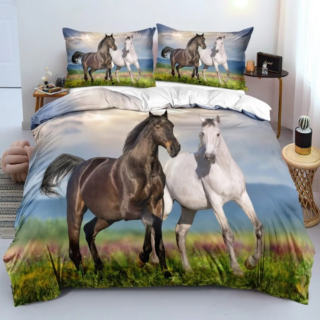 Parure de Lit d'Hiver Cheval